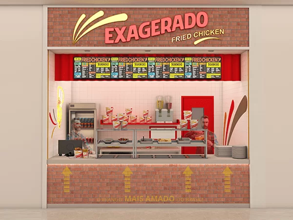 45 franquia de frango frito franquia exagerado fried chicken franquia alimentação franquia frango frito Franquia Barata Franchising HOIF Aceleradora de franquias